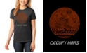 LA Pop Art Women's Word Art Occupy Mars T-Shirt